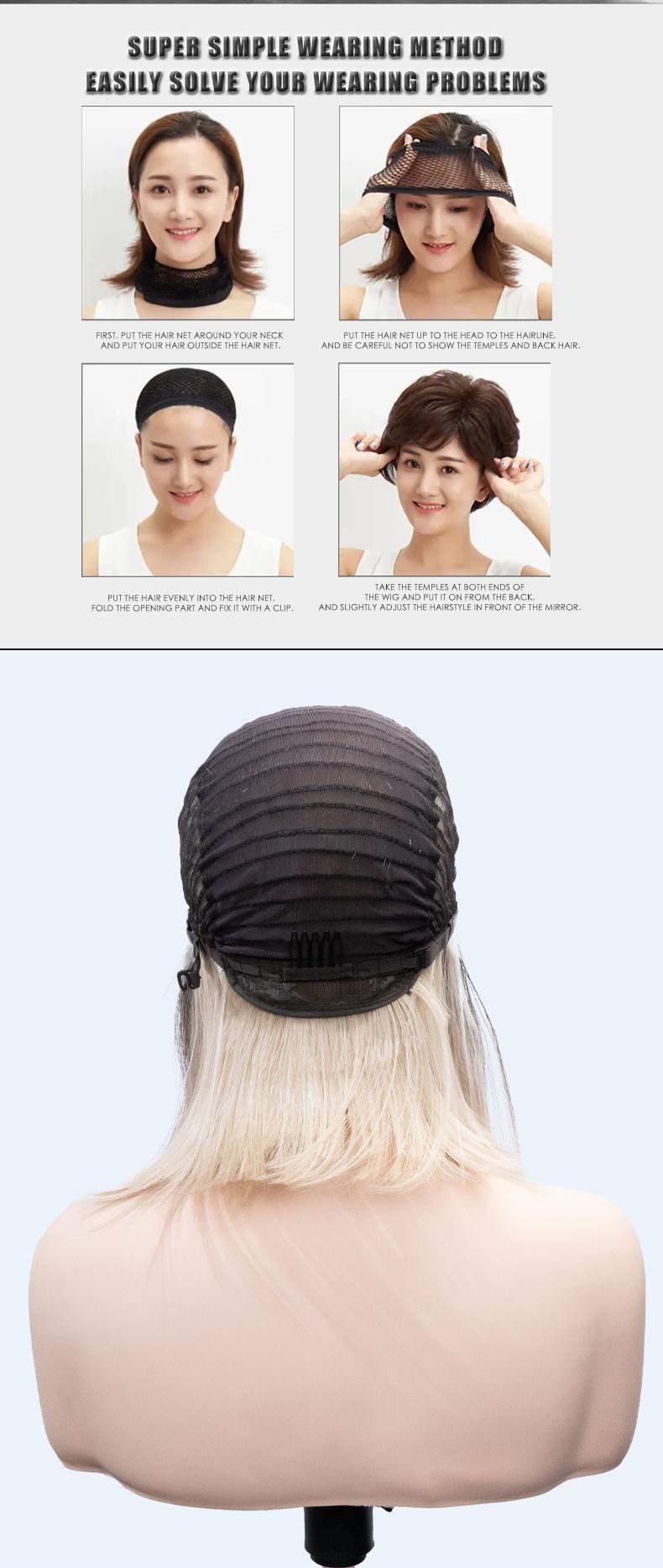 Sunnymay “Sophie Cashmere Blonde” layered cut women’s fashion synthetic wig, 13×4 lace front, no gel design, 120% low density, pre-cut lace, HD frontal highlight bob wig