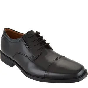 Clarks Men's Leather Lace-up Dress Shoes - Tilden Cap