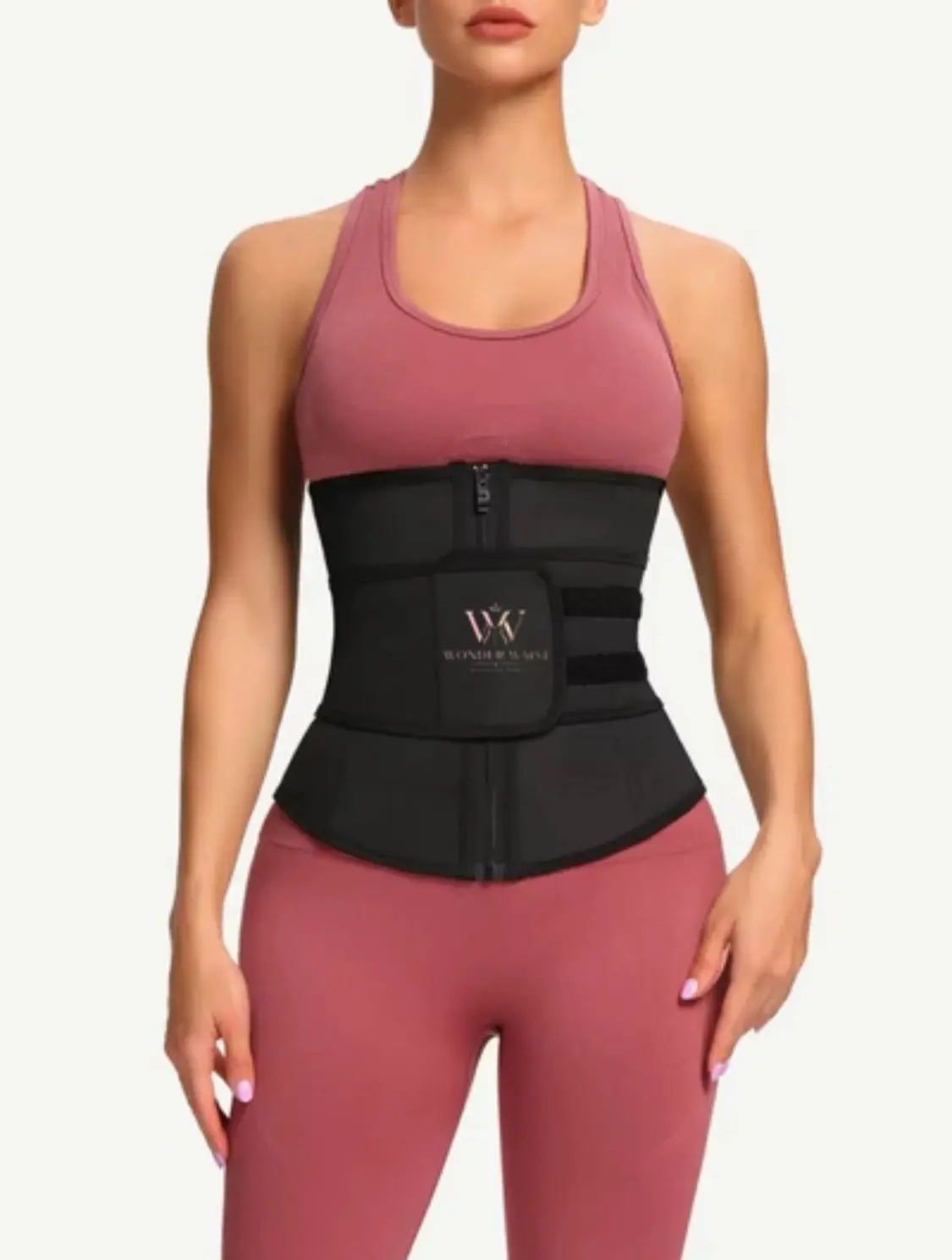 Wonder Waist™ Slimming Waist Trainer – Steel Boned Sweat Belt