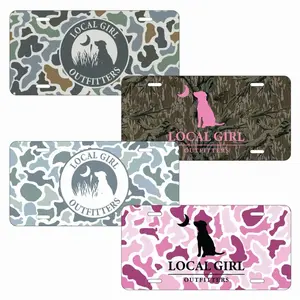 Local Girl Camo Front License Plates | Local Girl Outfitters