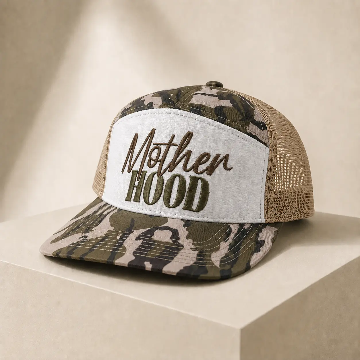 Premium Retro Inspired Outdoor Baseball Trucker Hat Breathable Mesh Adjustable Snapback Cap