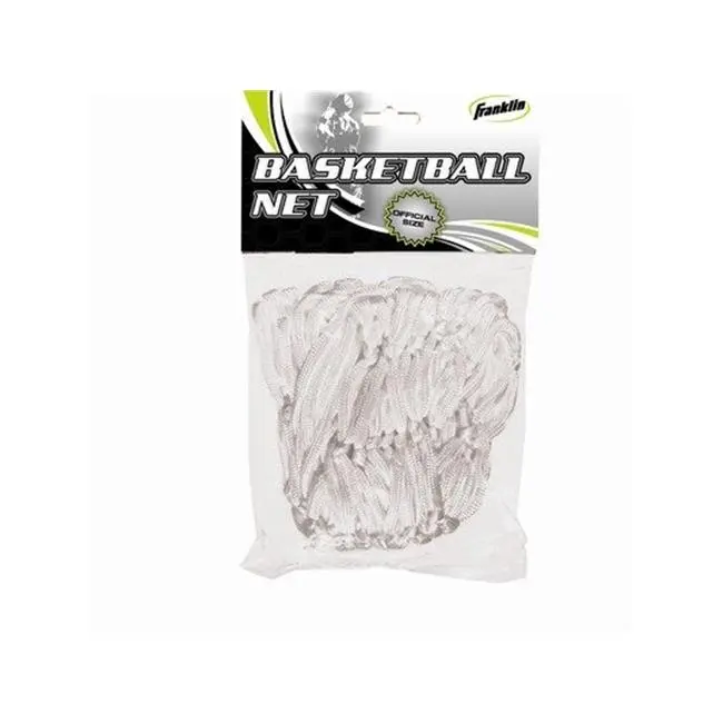 Franklin All-Weather Polyester Basketball Net, 12-Loop Design, 21 In Hourglass Shape, Standard Rim Fit for Full-Size Basketball Rims