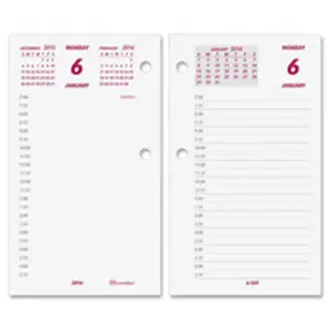 Rediform  Daily Calendar Refill- for C2S- 2PPD- Jan-Dec- 6 in. x 3.5 in.