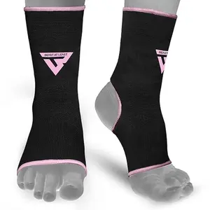 Muay Thai Ankle Wrap for Martial Arts – Durable and Reliable Boxing Gear for Men & Women – Ankle Wrap for Kick Boxing, MMA & Combat Sports (Pink, L/XL)
