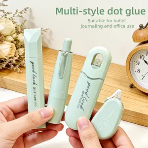4pcs Large Capacity Sticky Notes Tape, Roll-On Office Tape, 360° Tear-Proof Adhesive, Ideal for Scrapbooking, DIY Crafts, School Supplies