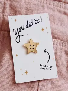 Elegant Star Shaped Brooch, Durable Metal Pins, Cute Fashion Alloy Badge for Women & Men, Jewelry, Trendy Pin Suitable for Backpacks, Jeans, Scarves, Hats Decoration, Jewellery, Fashion Accessory, Hat Clip
