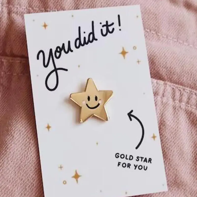 Elegant Star Shaped Brooch, Exquisite Brooch, Durable Metal Pins, Cute Fashion Alloy Badge for Women & Men, Jewelry, Trendy Fashion Lapel Pin Suitable for Backpacks, Jeans, Scarves, Hats Decoration, Jewellery, Fashion Accessory, Hat Clip, Shaped Badges