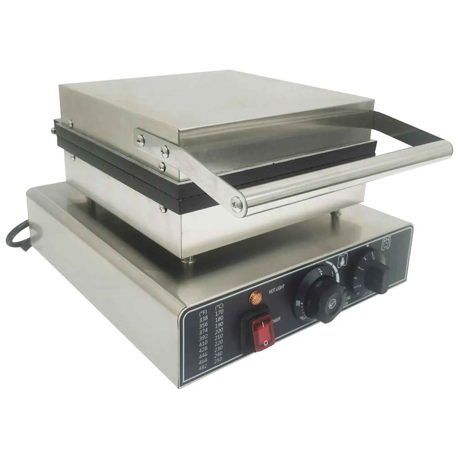 Yokoma Waffle Maker Machine, Commercial Grade, Easy to Operate for Making Crispy Waffles.