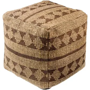 Mark&Day Buffie Global Pearl Woven Pouf
