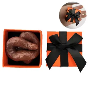 Prank Gift Box with Realistic Poop Toy, Artificial Imitation, Design for Valentine's Day or Halloween, Fun Gag Gift for Birthdays & April Fools, Perfect Novelty Surprise