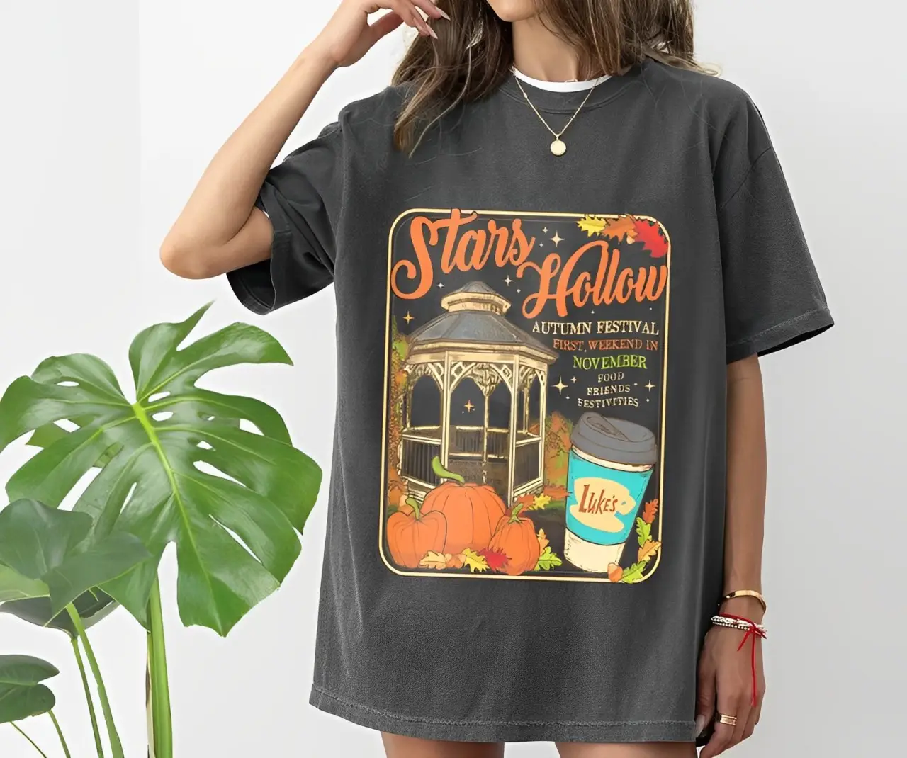 Stars Hollow Connecticut 1779 Shirt, Gilmore Girls Autumn Tshirt, Luke’s Diner Shirt