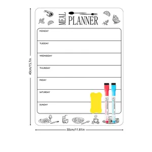 Magnetic Kitchen Message Board – Large Writing Surface with Premium Craftsmanship, a Must-Have for Every Home.