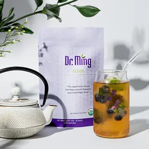 Dr. Ming Tea Sleeptox Tea - Herbal Tea Bag - Natural Beverage - 30 Bags - US Made - Natural Ingredients for Relaxation