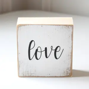 Love Distressed Sign