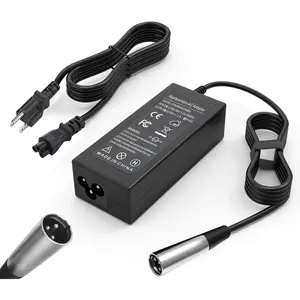 24V 2A 3-Pin XLR Electric Scooter Battery Charger for Pride Mobility Scooter,Go-Go Elite Traveller, 4 Wheel Mobility, ShopRider, Jazzy Power Chair, Ezip Mountain Traillz, Drive Medical