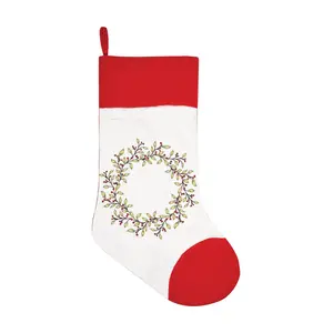 C&F Home Berry Garland Embroidered Christmas Stocking