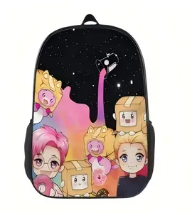 A Adorable Fox 1 1 4xx backpack for school Fashionable Polyester Printed Backpack Simple and Elegant, for Teenager