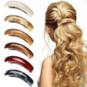 Hair Barrettes  6 Pcs Women Large Barrettes Hair French Clips Pin Retro Clasp Mom Gifts Women Accessories