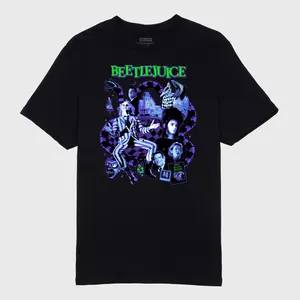 Beetlejuice - Blue Characters Tee