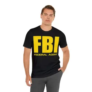 FBI Shirt, Federal Bureau of Investigation Chest Logo Agent T-Shirt