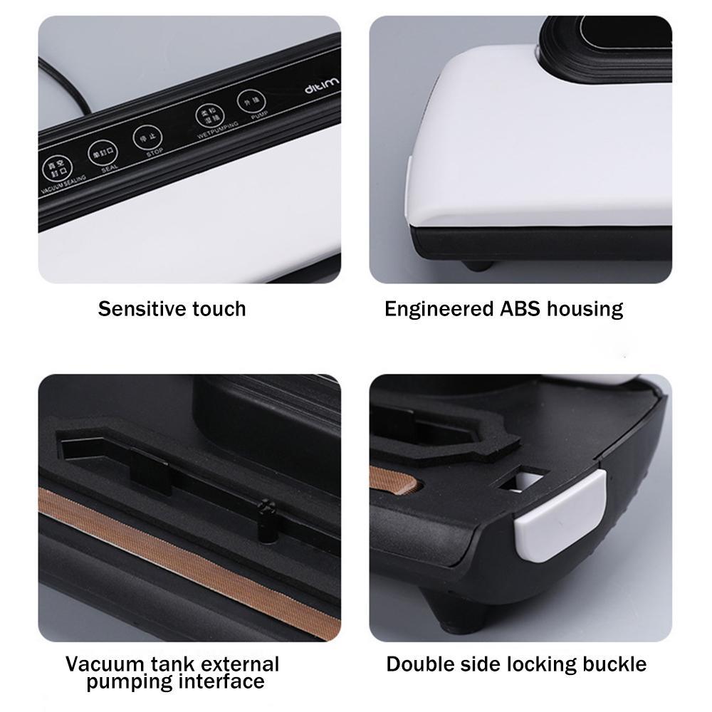 Vacuum Sealer Machine, Automatic Food Sealer Machine for Food Vacuum Packaging, Suction Power, Bags and Cutter Included, with 30 Free Bags