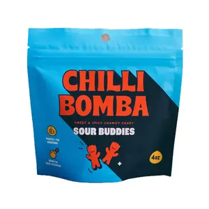 Sour Buddies 4oz - Sweet Sour Chamoy Chili Candy (Vegan, Halal)