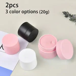 20g Refillable Durable Reusable Travel Cosmetic Container with Leak-Proof Lid, Ideal for Creams, Lotions, DIY Face Masks, Portable Toiletries for Travel & Camping