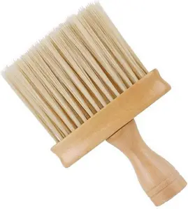 Car Interior Duster Portable Natrual Wooden Anti-Static PC Laptop Keyboard Cleaning Brush Narrow Space Cleaning Tool for Home Car