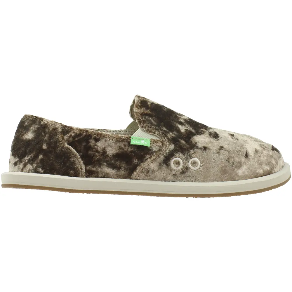 Sanuk Womens Donna Cruz Slip On Flats Casual - Brown