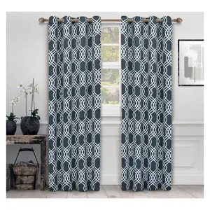Superior Ribbon Blackout Grommet Curtain PanelSet, 52" x 96"