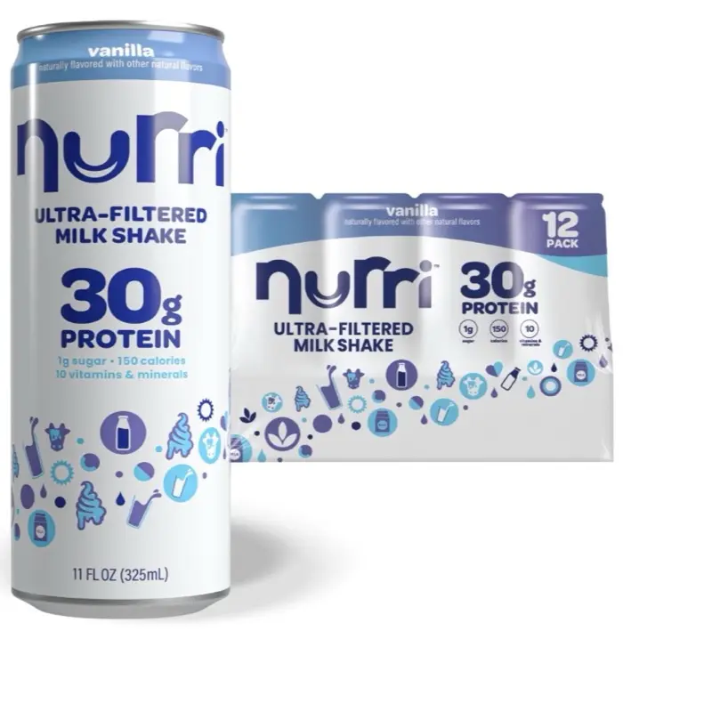 Nurri Protein Vanilla Milk Shake 30g 11 fl.oz., 12 pk