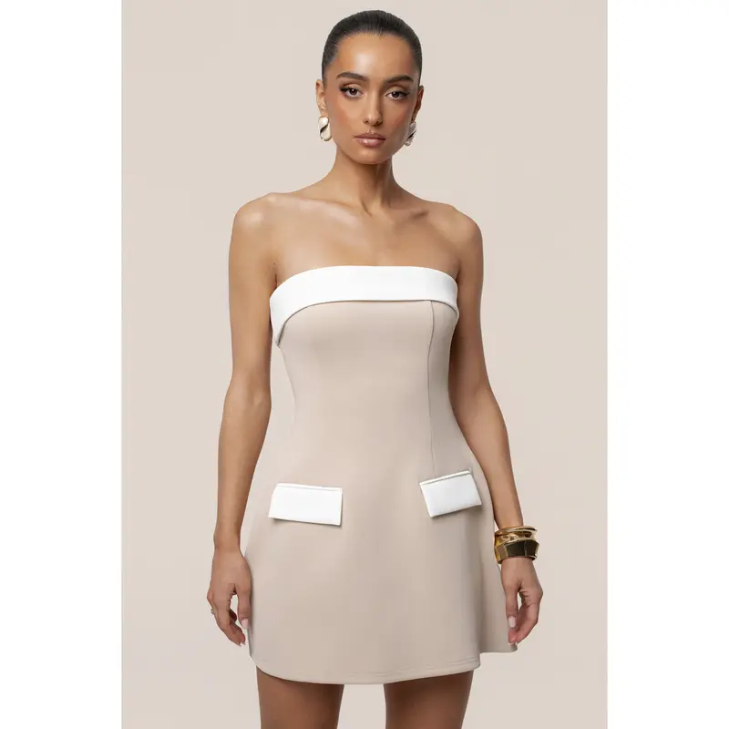 melrose nights mini dress lilac - TikTok Shop