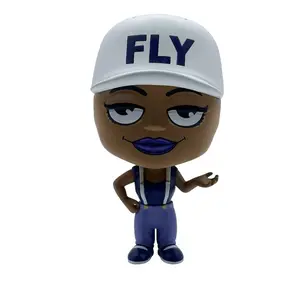 HOMIES™ - Flygirl BIG HEADZ Figure - Series #3 Pvc Collectible Statue Collectible Figurines