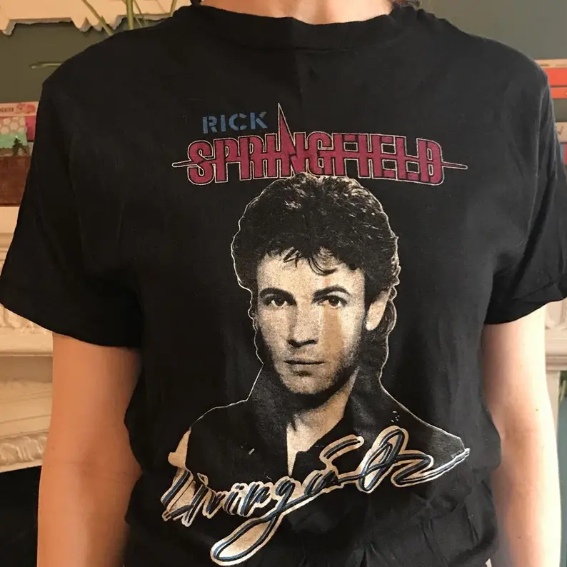 Original 1983 tour shirt for Rick Springfield