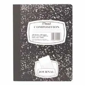 Mead  Composition Book- Special Ruled- 9-.75in.x7-.50in.- Black Marble