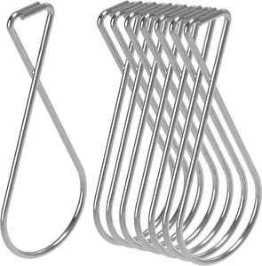 NACETURE Ceiling Hook Clips- 50 Pack Drop Ceiling Hanger Hooks Hanging on Suspended Ceiling Tile, Grid Clips Heavy Duty for Light Plant Office Home Stores Classroom and Wedding Decorations