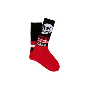 Sock House Co. Omg I'm Literally Dead Crew Socks