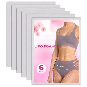 6 Pack Lipo Foam Compression Boards Soft High Density Foam Pads for Waist & Abdomen Compression Support