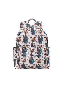 Western cactus With Backpack