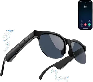 All-in-One Smart Glasses | Built-in Wireless Headphones for Music Playback, UV Protection, Waterproof & Long Lasting Battery for Summer