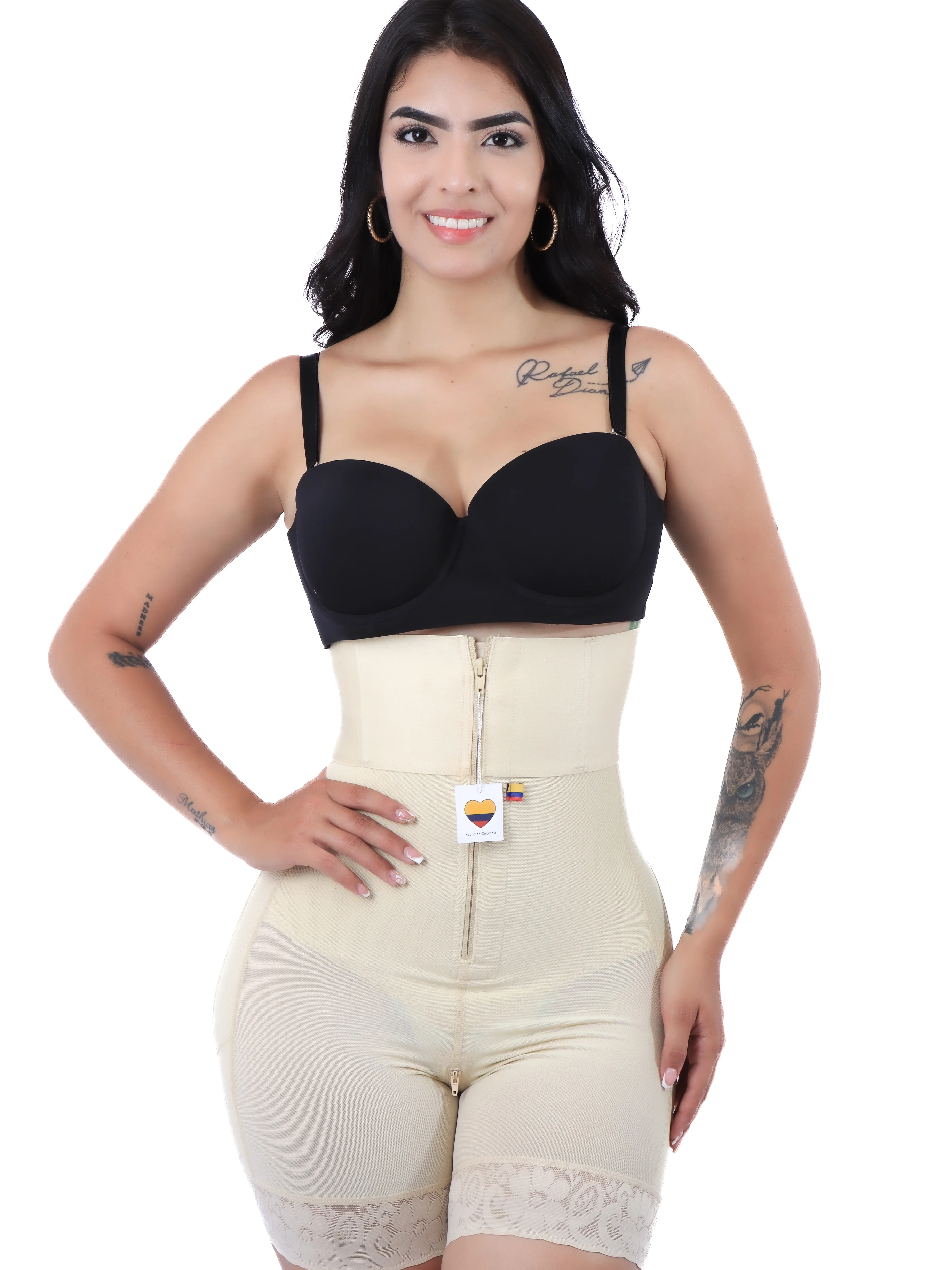 Shapening, hip-lifting, abdominal-curtailing legging – a garment that tightly shapes the hips and waist. Casual PANTYFAJA COLOMBIANO STRAPLESS