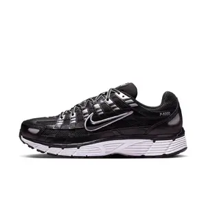 Nike P-6000 "Black White Metallic Silver" - Men's Boy Closed