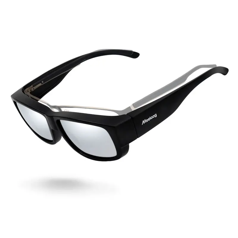 Black Frame/Silver Mirrored Lens