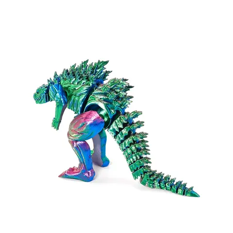 Christmas Gift 3D Printed Muscle Monster, Jointed Activity Monster Dinosaur Figure, Transforming Godzilla Monster Animal Statue, Collectible Articulated Figurine