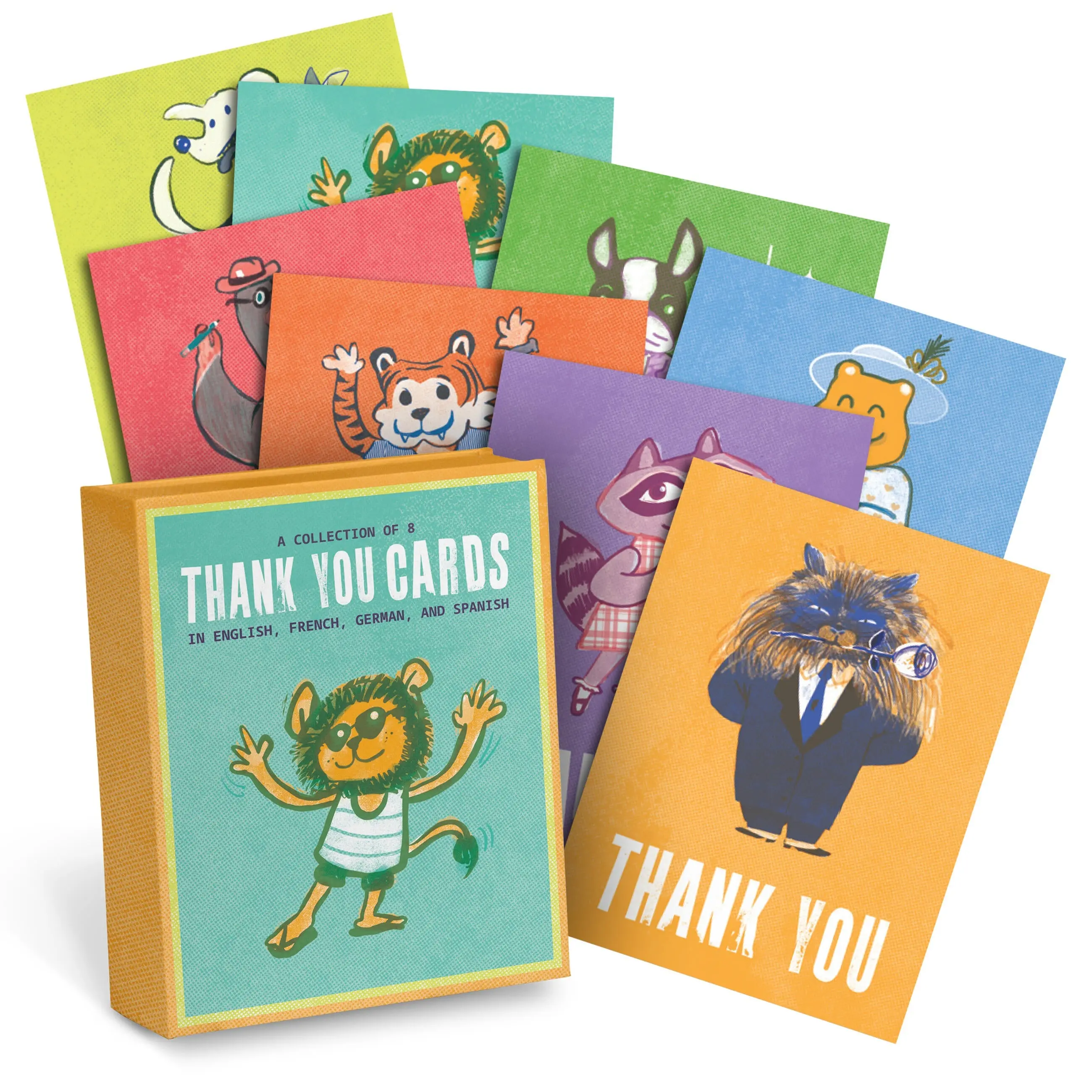 Around the World Multilingual Thank You Cards Around the World Multilingual Thank You Cards