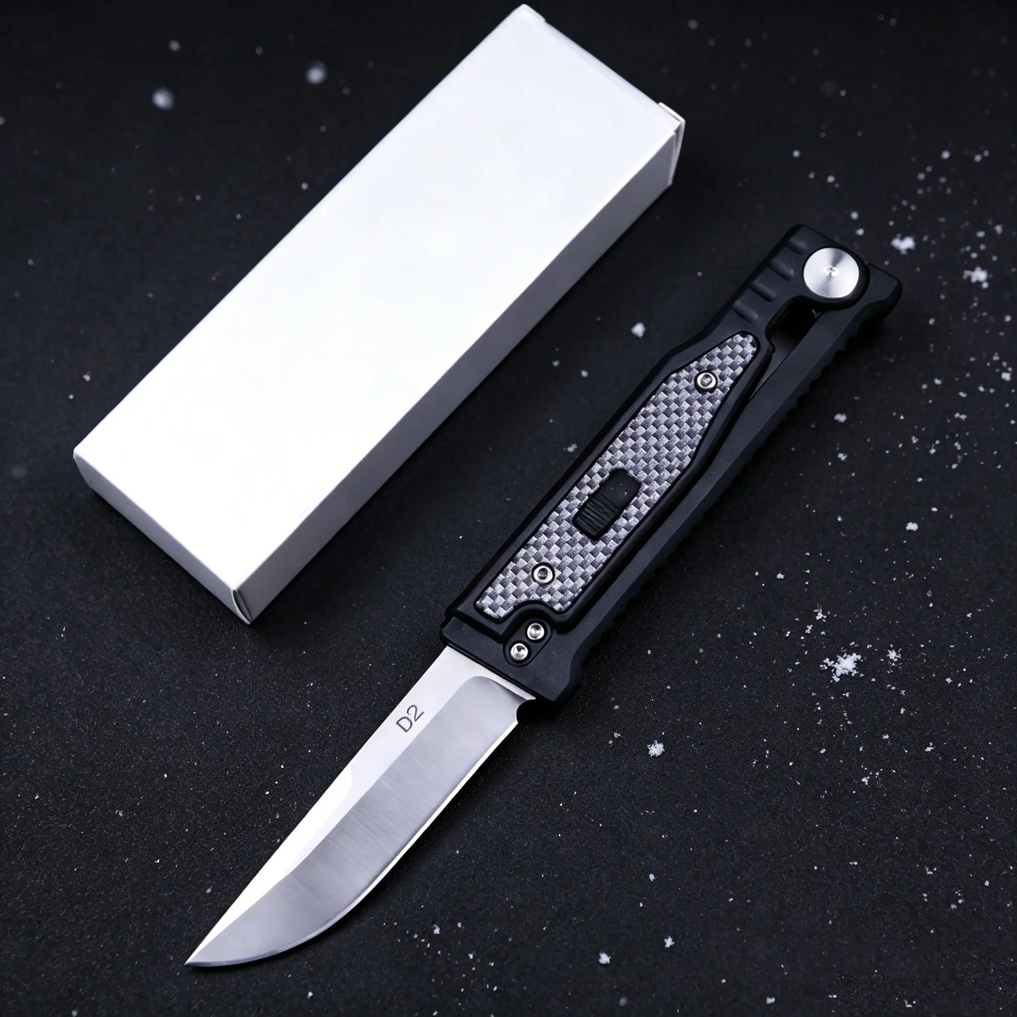 Compact and portable kitchen utility knife, stainless steel slicer suitable for fruits, vegetables, and daily cooking