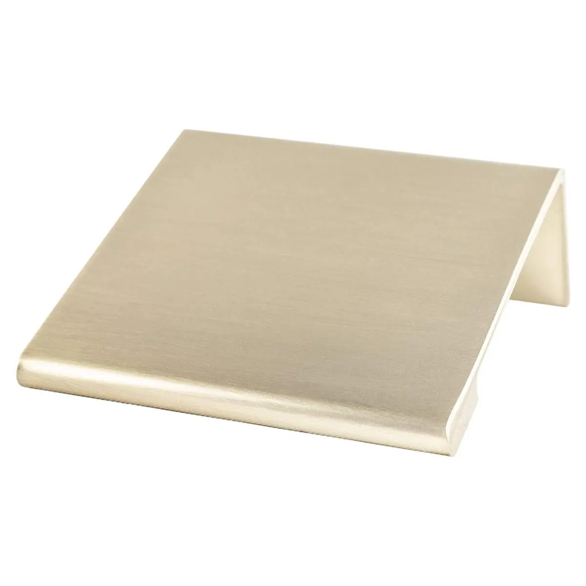 Berenson 212 MAIN 25.4mm Champagne Aluminium Edge Pull - Contemporary 2CC Door & Cabinet Hardware, Minimalist Design, Slim Profile, Slim Look, Clean Look, Decoration Accent, Modern