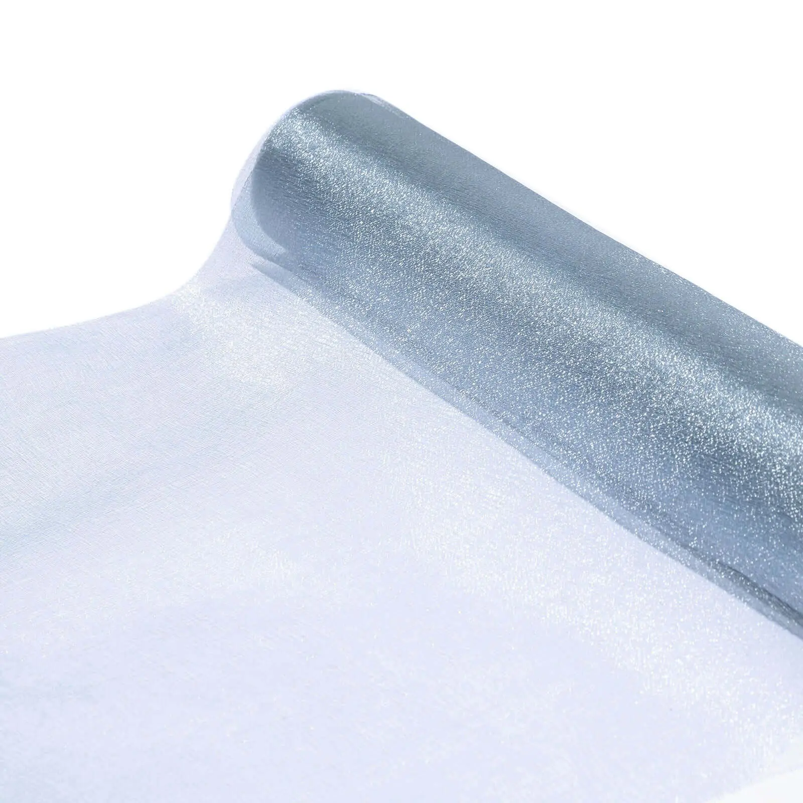 Dusty Blue Sheer Chiffon Fabric Bolt - 12"x10yd DIY Voile Fabric for Crafts, DIY Projects, Gowns, Runners, Wall Decorations