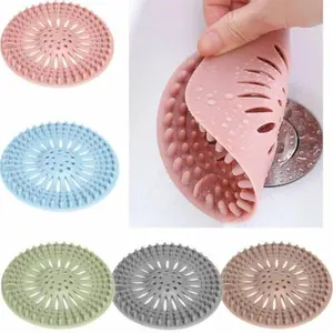 Hair Trap Shower Bath Plug Hole Waste Catcher Stopper Drain Sink Strainer Filter