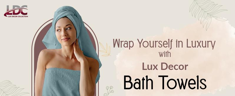 Lux Decor 6 Pack Bath Towel Set - 100% Cotton, Zero Twist Weave, Soft & Absorbent - 2 Bath Towels, 2 Hand Towels, 2 Washcloths, Bathroom Towel Set Lux Decor 6 Pack Bath Towel Set - 100% Cotton, Zero Twist Weave, Soft & Absorbent - 2 Bath Towels, 2 Hand Towels, 2 Washcloths, Bathroom Towel Set